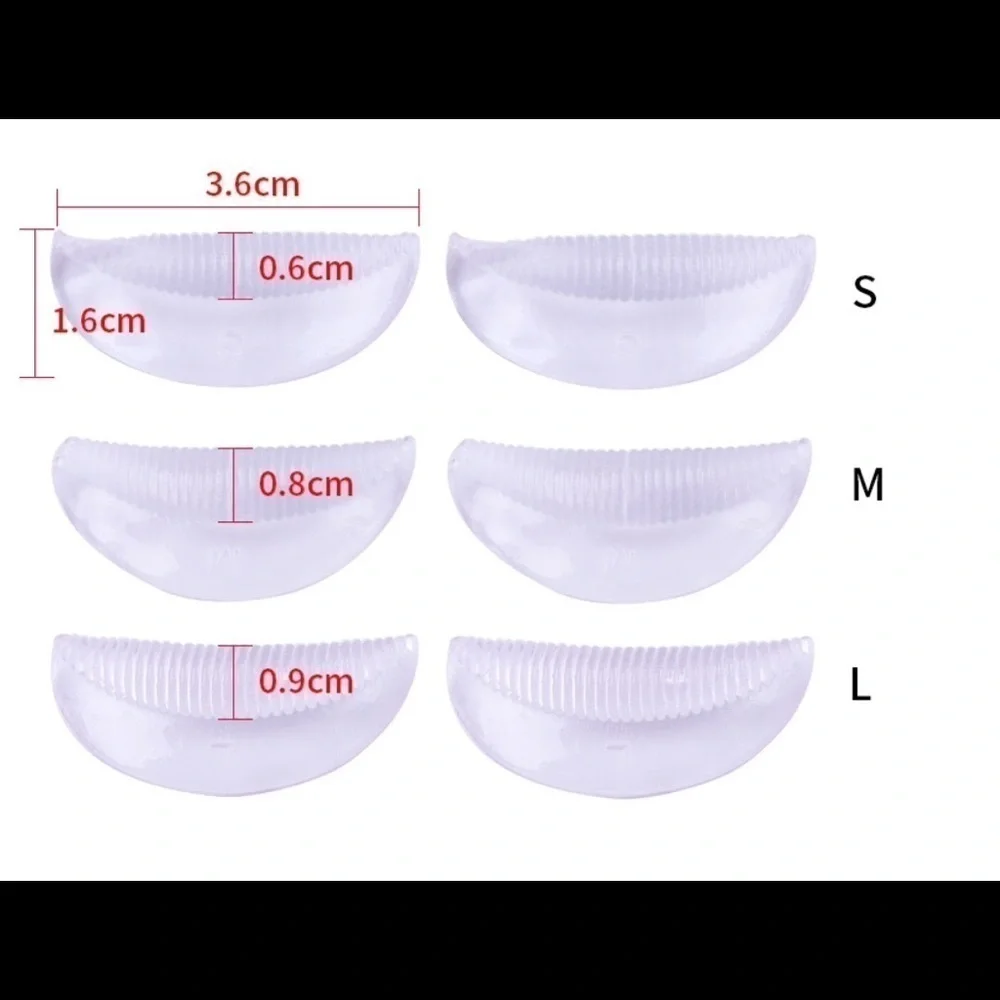 Silicone Gasket Covers For False Eyelashes Reusable Easy to Clean Professional